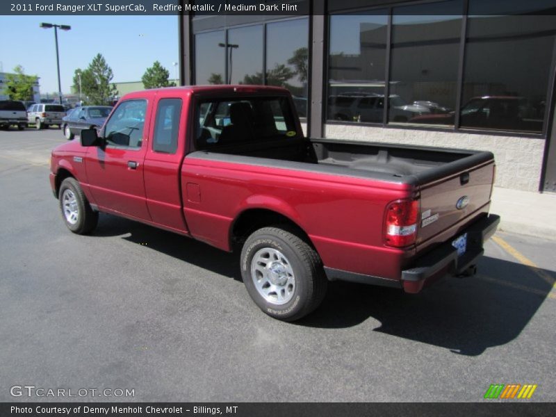 Redfire Metallic / Medium Dark Flint 2011 Ford Ranger XLT SuperCab