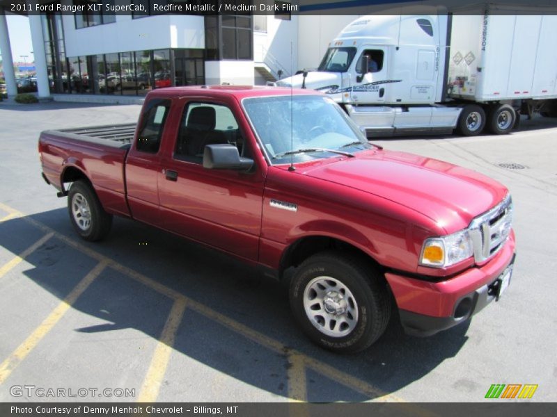 Redfire Metallic / Medium Dark Flint 2011 Ford Ranger XLT SuperCab