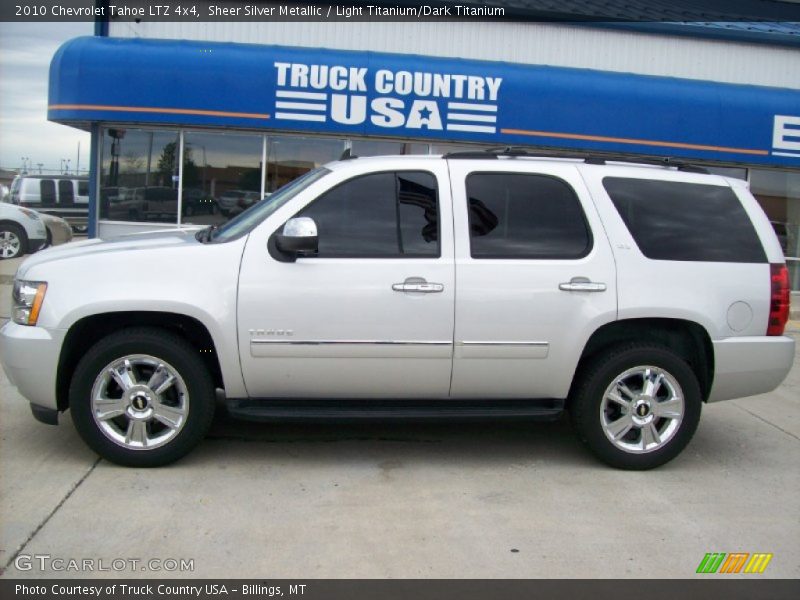 Sheer Silver Metallic / Light Titanium/Dark Titanium 2010 Chevrolet Tahoe LTZ 4x4
