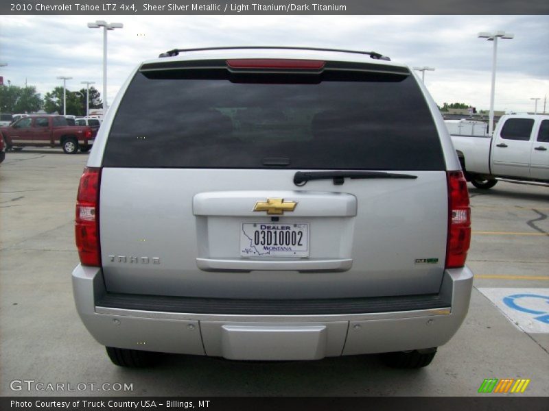 Sheer Silver Metallic / Light Titanium/Dark Titanium 2010 Chevrolet Tahoe LTZ 4x4