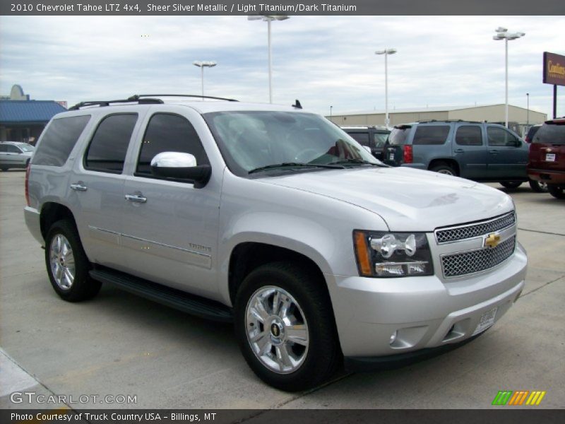 Sheer Silver Metallic / Light Titanium/Dark Titanium 2010 Chevrolet Tahoe LTZ 4x4