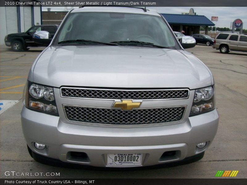 Sheer Silver Metallic / Light Titanium/Dark Titanium 2010 Chevrolet Tahoe LTZ 4x4