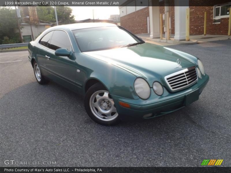 Mineral Green Metallic / Ash 1999 Mercedes-Benz CLK 320 Coupe