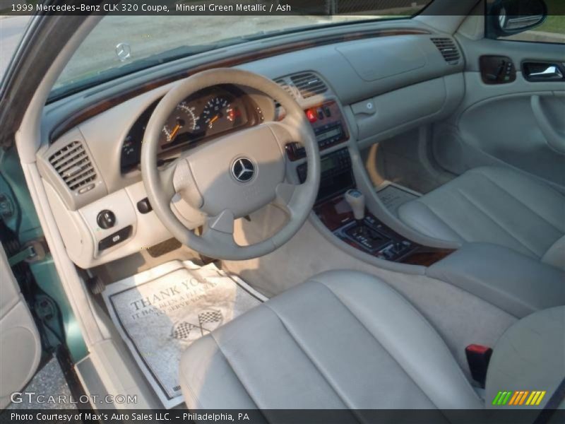 Mineral Green Metallic / Ash 1999 Mercedes-Benz CLK 320 Coupe