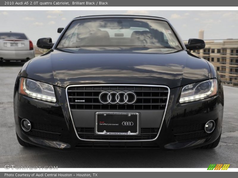 Brilliant Black / Black 2010 Audi A5 2.0T quattro Cabriolet