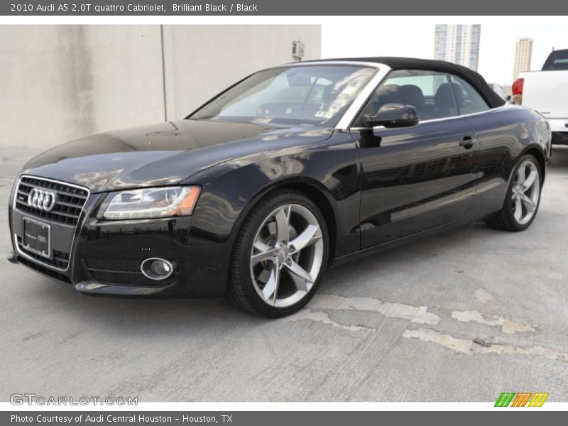 Brilliant Black / Black 2010 Audi A5 2.0T quattro Cabriolet