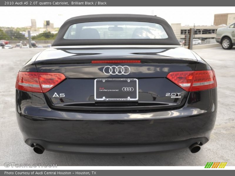 Brilliant Black / Black 2010 Audi A5 2.0T quattro Cabriolet