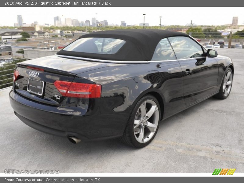 Brilliant Black / Black 2010 Audi A5 2.0T quattro Cabriolet