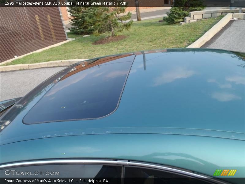 Mineral Green Metallic / Ash 1999 Mercedes-Benz CLK 320 Coupe