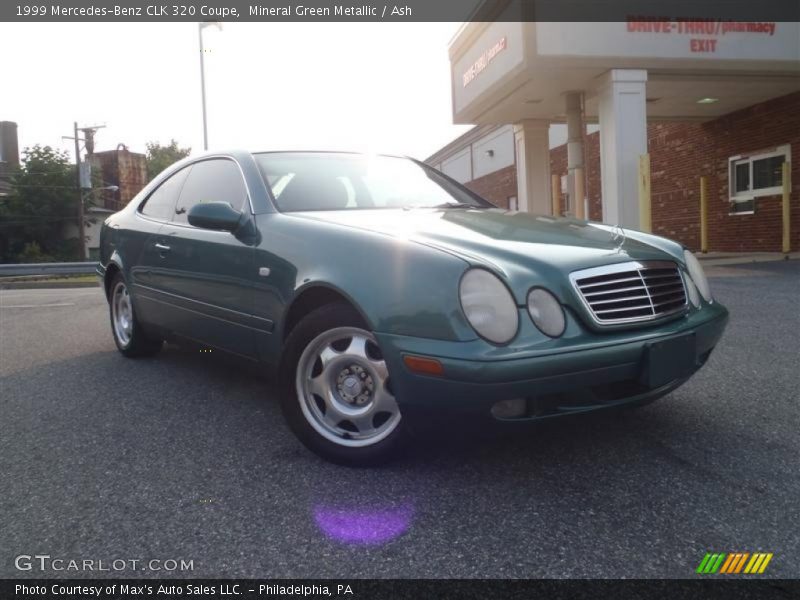 Mineral Green Metallic / Ash 1999 Mercedes-Benz CLK 320 Coupe