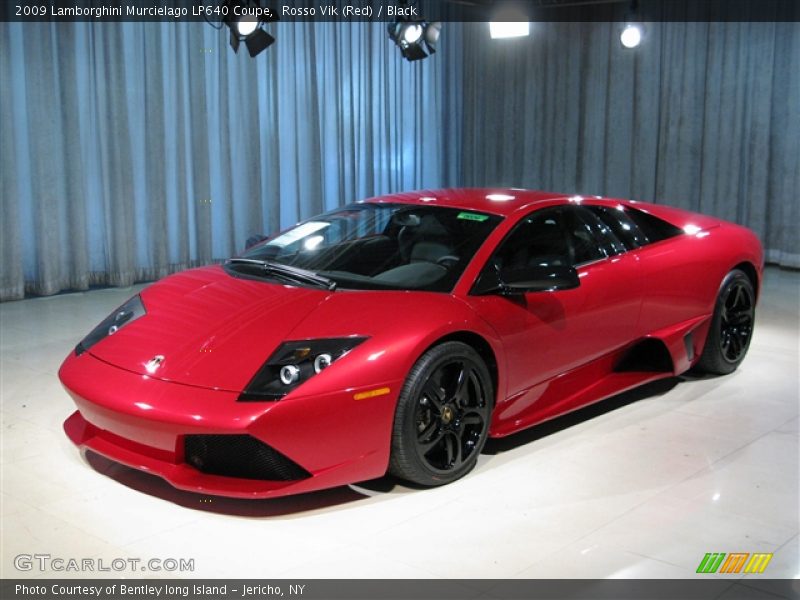 Rosso Vik (Red) / Black 2009 Lamborghini Murcielago LP640 Coupe