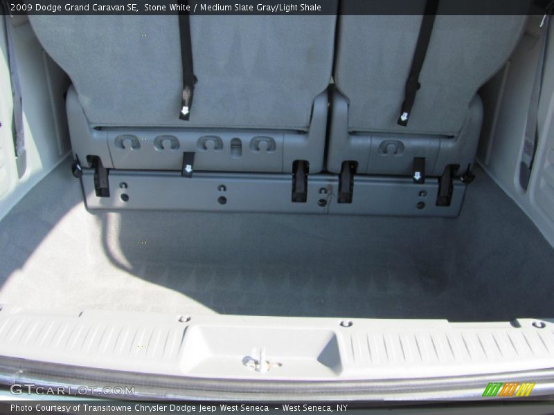 Stone White / Medium Slate Gray/Light Shale 2009 Dodge Grand Caravan SE