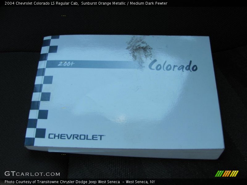 Sunburst Orange Metallic / Medium Dark Pewter 2004 Chevrolet Colorado LS Regular Cab