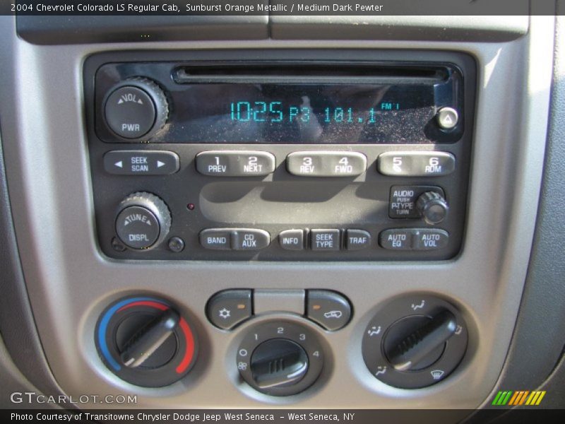 Sunburst Orange Metallic / Medium Dark Pewter 2004 Chevrolet Colorado LS Regular Cab