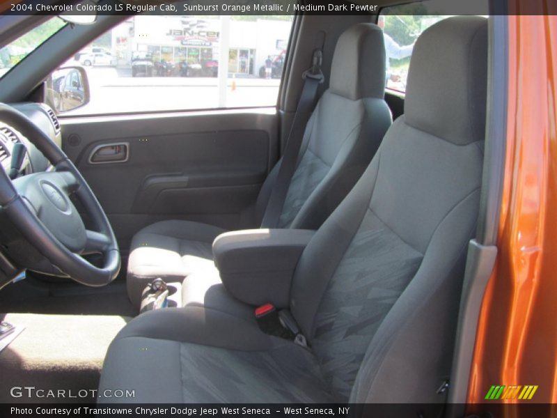 Sunburst Orange Metallic / Medium Dark Pewter 2004 Chevrolet Colorado LS Regular Cab