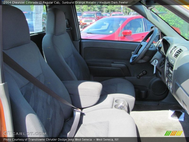 Sunburst Orange Metallic / Medium Dark Pewter 2004 Chevrolet Colorado LS Regular Cab