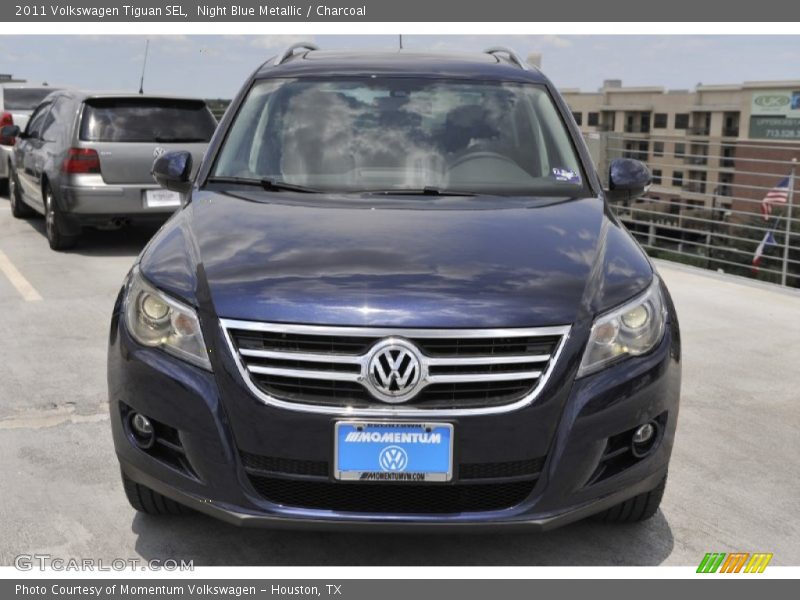 Night Blue Metallic / Charcoal 2011 Volkswagen Tiguan SEL