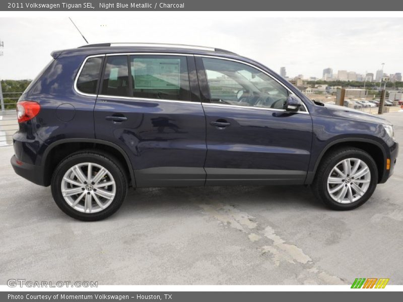 Night Blue Metallic / Charcoal 2011 Volkswagen Tiguan SEL