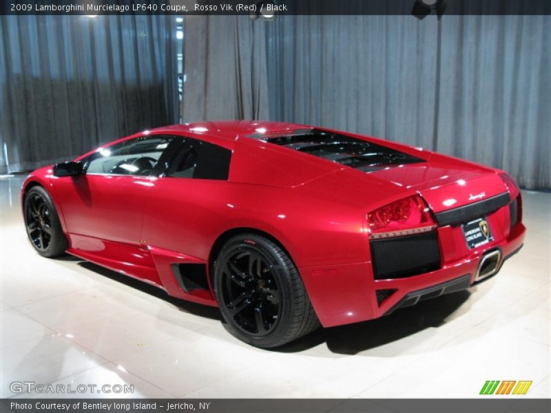 Rosso Vik (Red) / Black 2009 Lamborghini Murcielago LP640 Coupe