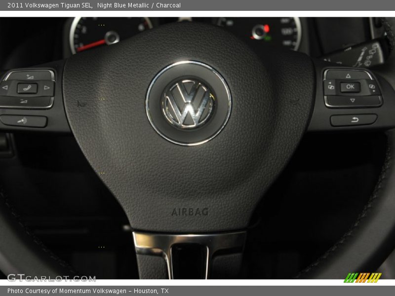 Night Blue Metallic / Charcoal 2011 Volkswagen Tiguan SEL