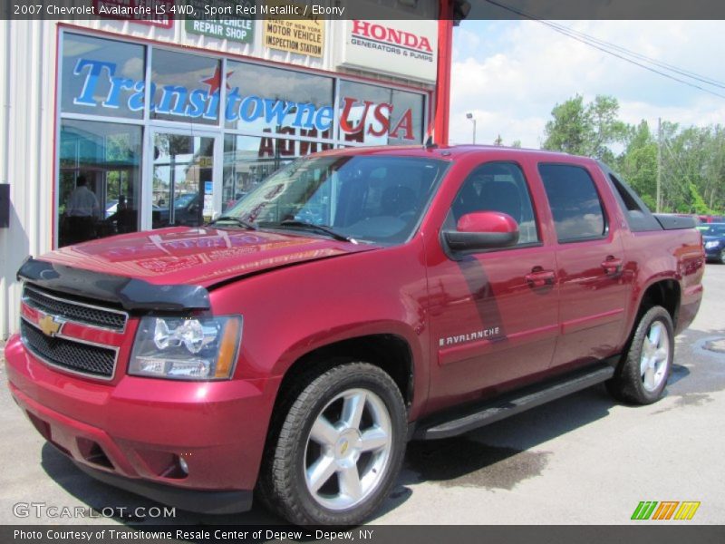 Sport Red Metallic / Ebony 2007 Chevrolet Avalanche LS 4WD