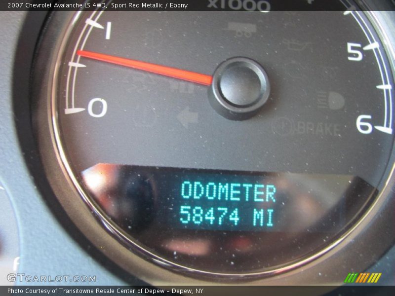 Sport Red Metallic / Ebony 2007 Chevrolet Avalanche LS 4WD