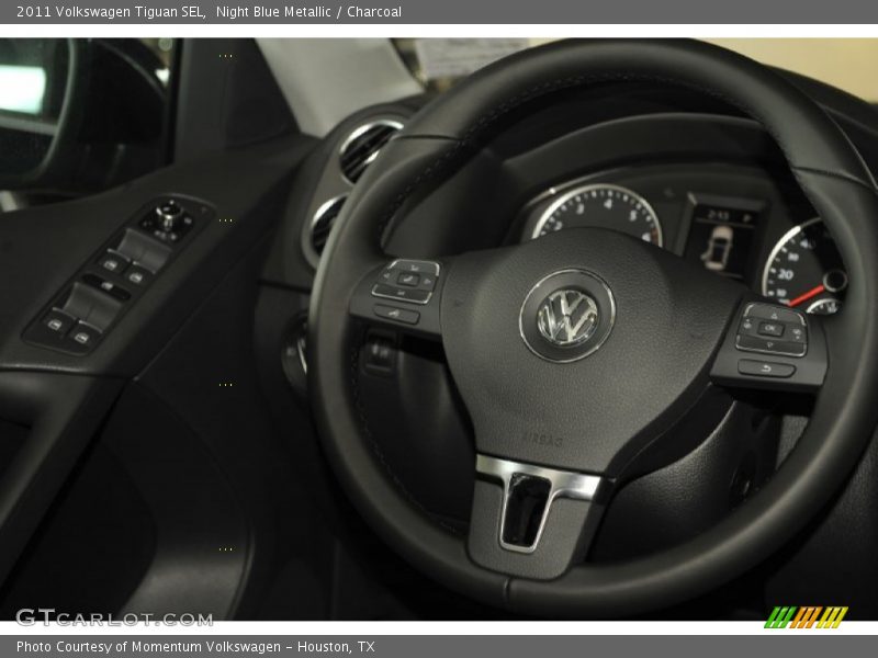 Night Blue Metallic / Charcoal 2011 Volkswagen Tiguan SEL