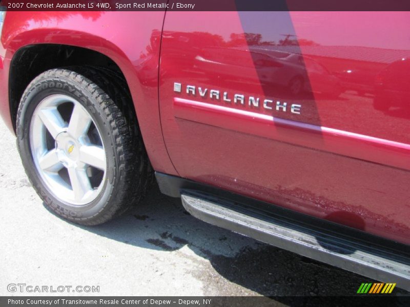 Sport Red Metallic / Ebony 2007 Chevrolet Avalanche LS 4WD