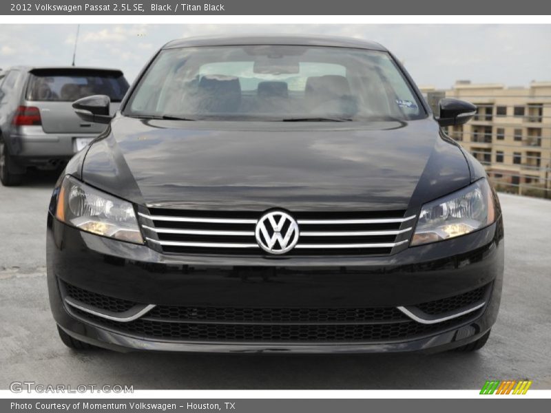 Black / Titan Black 2012 Volkswagen Passat 2.5L SE