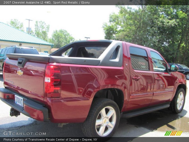 Sport Red Metallic / Ebony 2007 Chevrolet Avalanche LS 4WD