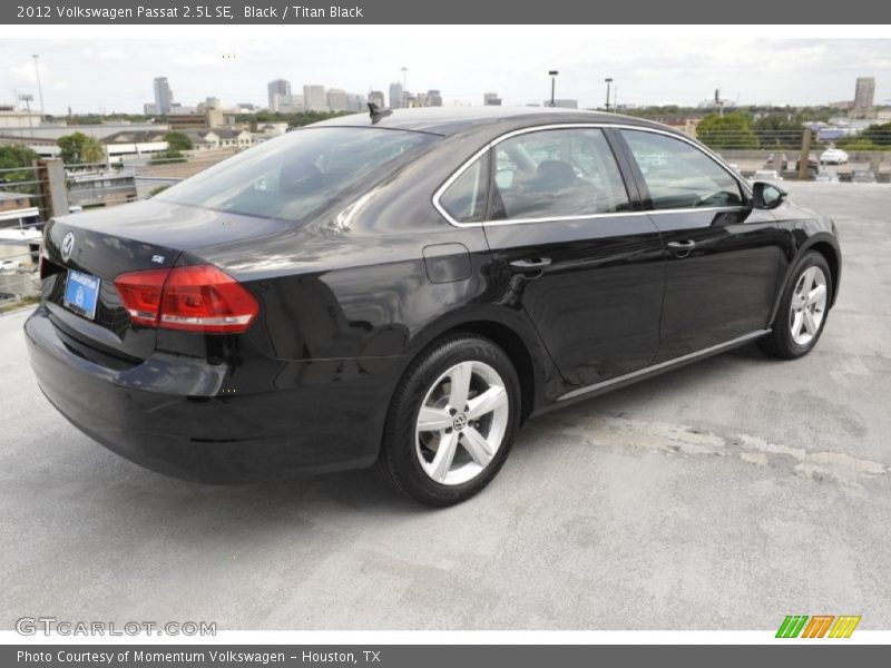 Black / Titan Black 2012 Volkswagen Passat 2.5L SE