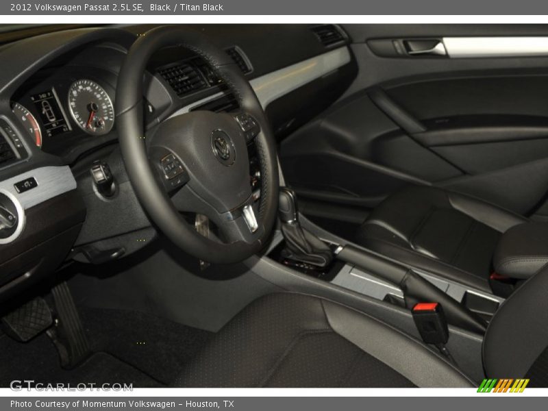 Black / Titan Black 2012 Volkswagen Passat 2.5L SE