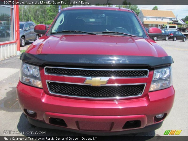 Sport Red Metallic / Ebony 2007 Chevrolet Avalanche LS 4WD