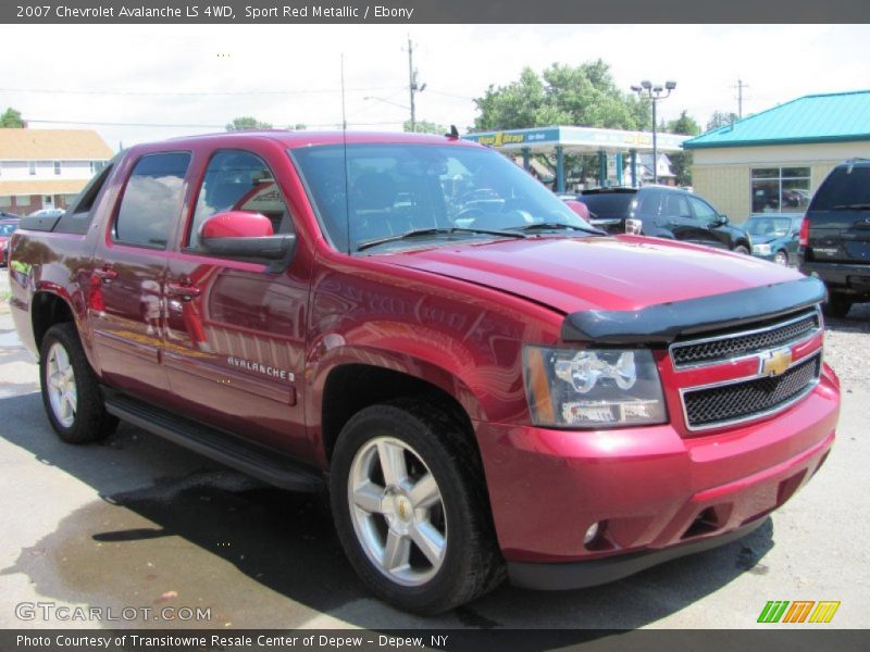 Sport Red Metallic / Ebony 2007 Chevrolet Avalanche LS 4WD
