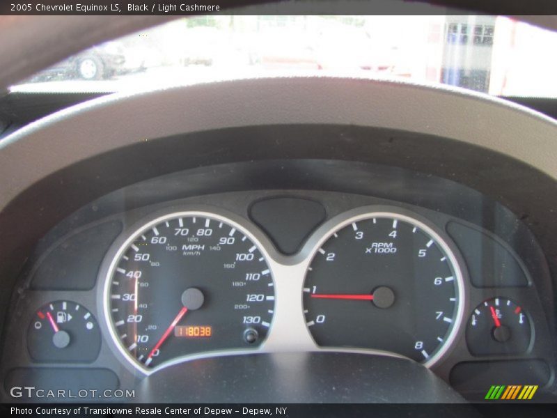 Black / Light Cashmere 2005 Chevrolet Equinox LS
