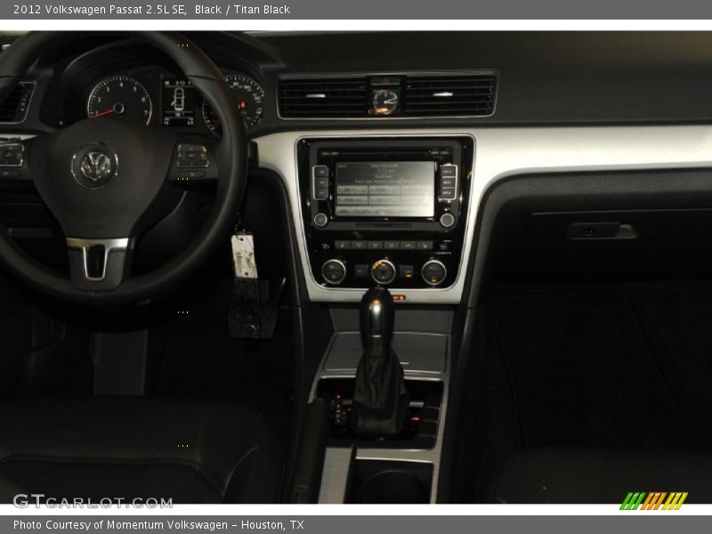 Black / Titan Black 2012 Volkswagen Passat 2.5L SE
