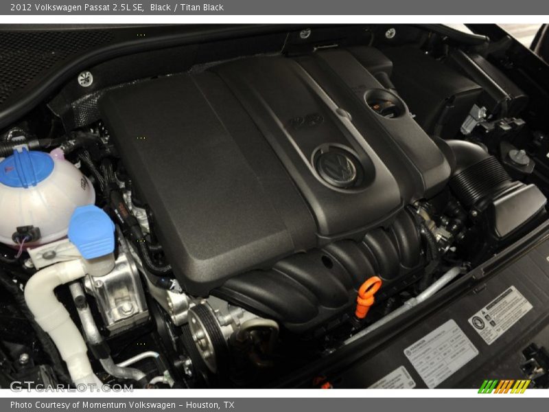  2012 Passat 2.5L SE Engine - 2.5 Liter DOHC 20-Valve 5 Cylinder