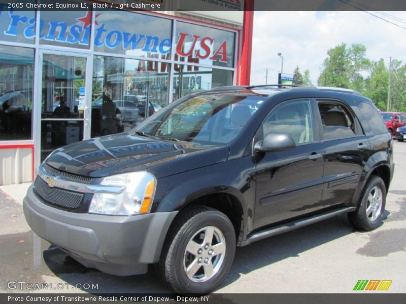 Black / Light Cashmere 2005 Chevrolet Equinox LS