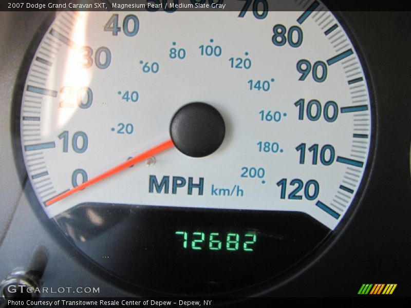 Magnesium Pearl / Medium Slate Gray 2007 Dodge Grand Caravan SXT