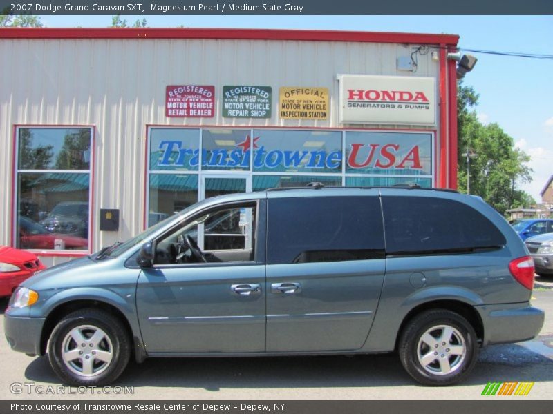 Magnesium Pearl / Medium Slate Gray 2007 Dodge Grand Caravan SXT