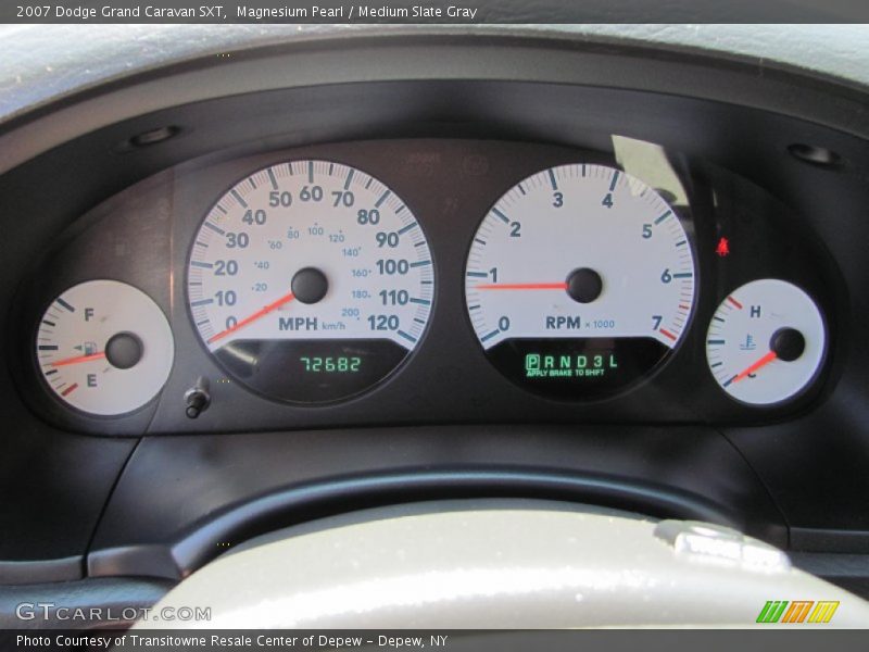 Magnesium Pearl / Medium Slate Gray 2007 Dodge Grand Caravan SXT