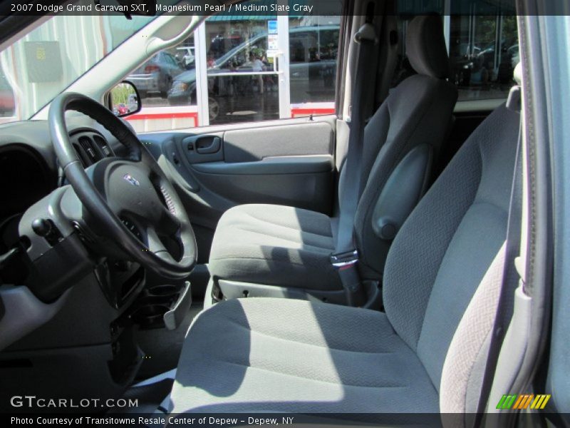 Magnesium Pearl / Medium Slate Gray 2007 Dodge Grand Caravan SXT