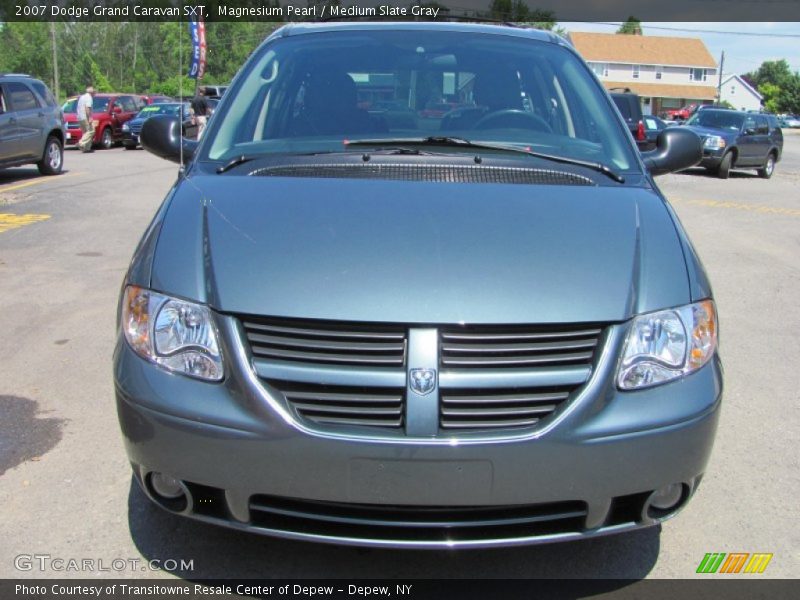 Magnesium Pearl / Medium Slate Gray 2007 Dodge Grand Caravan SXT