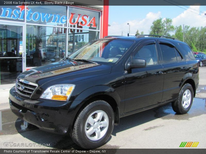 Ebony Black / Beige 2008 Kia Sorento LX 4x4