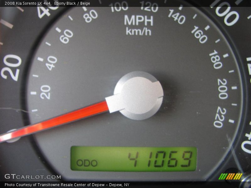 Ebony Black / Beige 2008 Kia Sorento LX 4x4