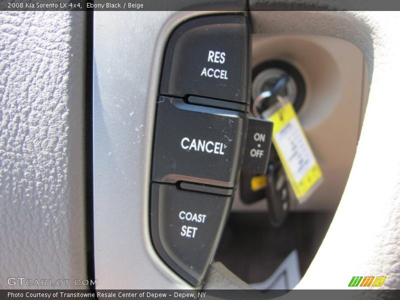 Ebony Black / Beige 2008 Kia Sorento LX 4x4