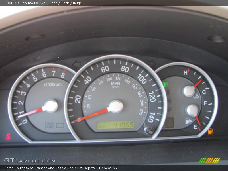 Ebony Black / Beige 2008 Kia Sorento LX 4x4