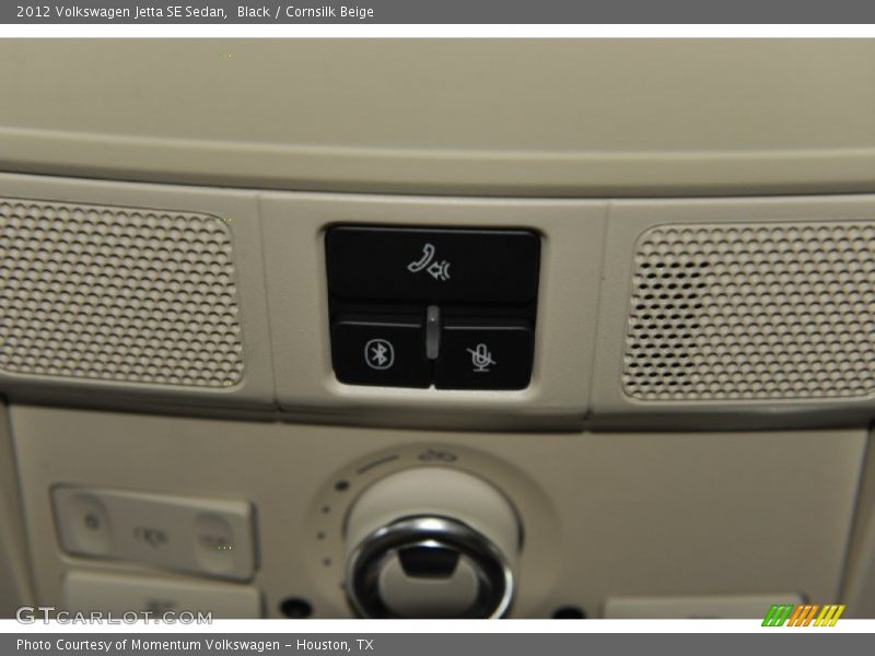 Black / Cornsilk Beige 2012 Volkswagen Jetta SE Sedan