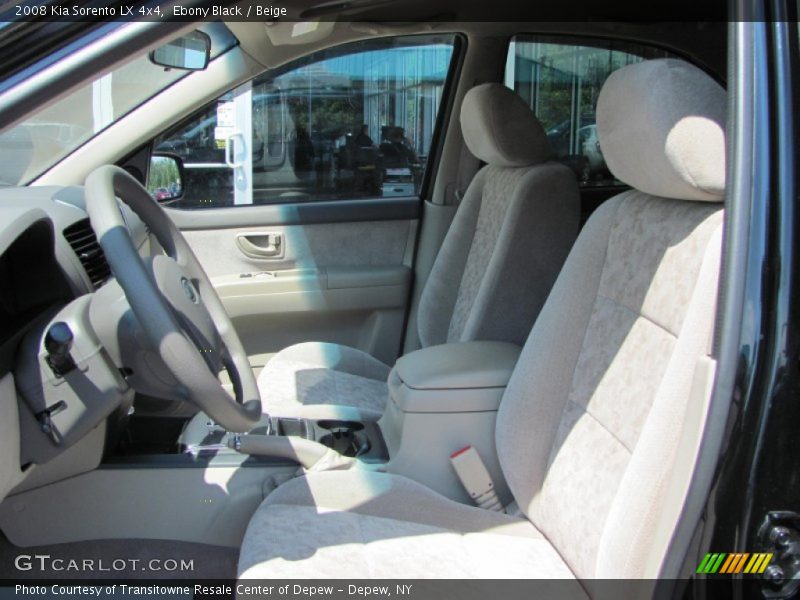 Ebony Black / Beige 2008 Kia Sorento LX 4x4