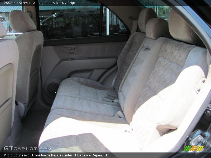 Ebony Black / Beige 2008 Kia Sorento LX 4x4